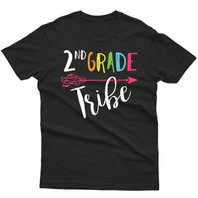 Team 2nd Second Grade Tea Tribe Back To School T-shirt