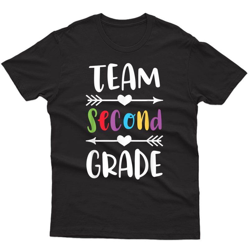 Team Second Grade Tea Student Last Day Of School T-shirt