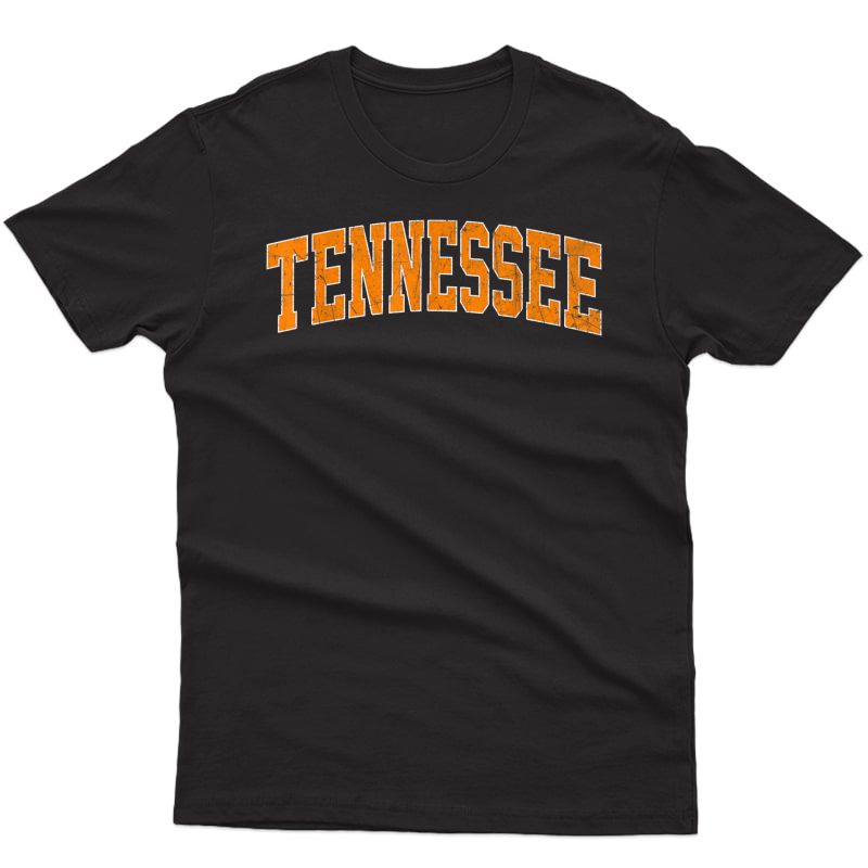 Tennessee Tn Vintage Athletic Style T-shirt