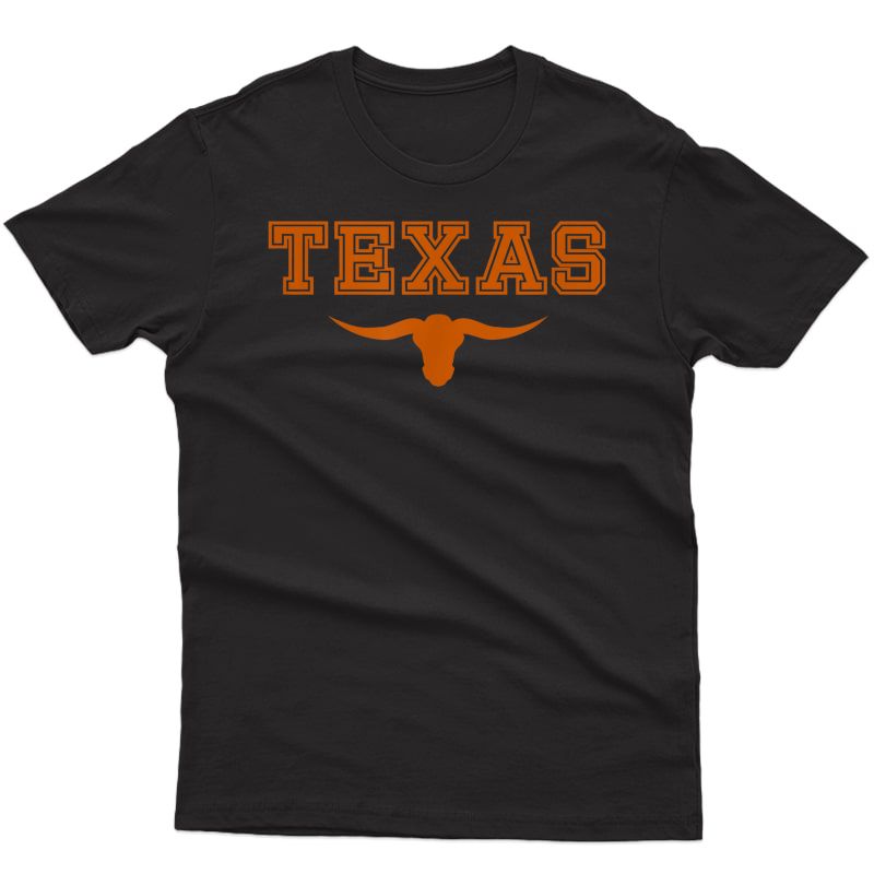 Texas Lone Star State Pride Long Horn Gift T-shirt