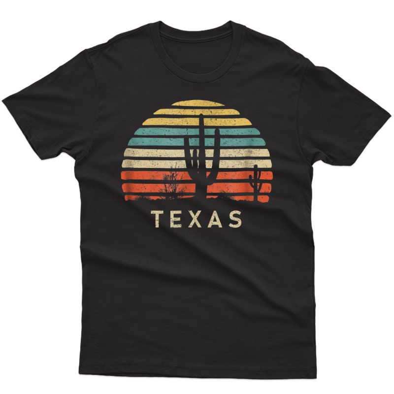 Texas T Shirt Vintage 1980s Style Desert