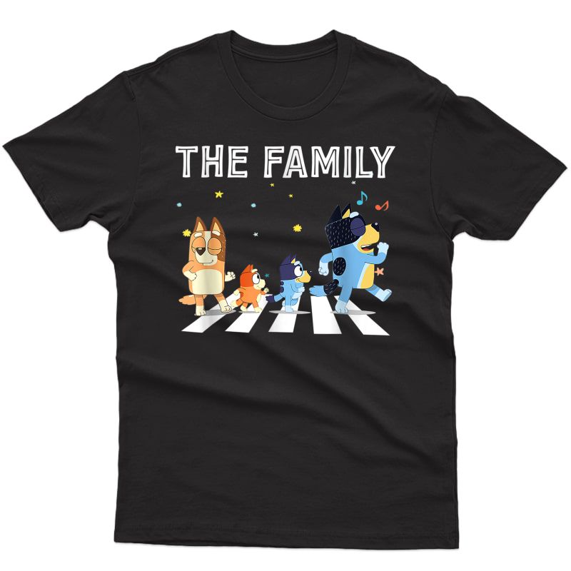 The Heeler Family Bluey Dad Mom For Lover T-shirt T-shirt