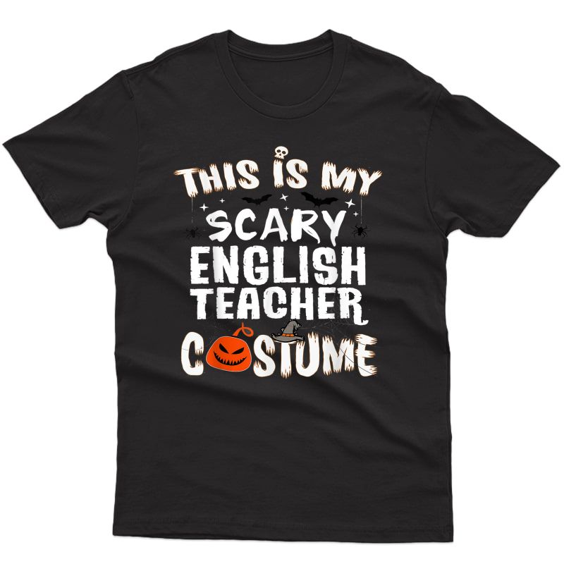 This Is My Scary English Tea Costume Halloween T-shirt