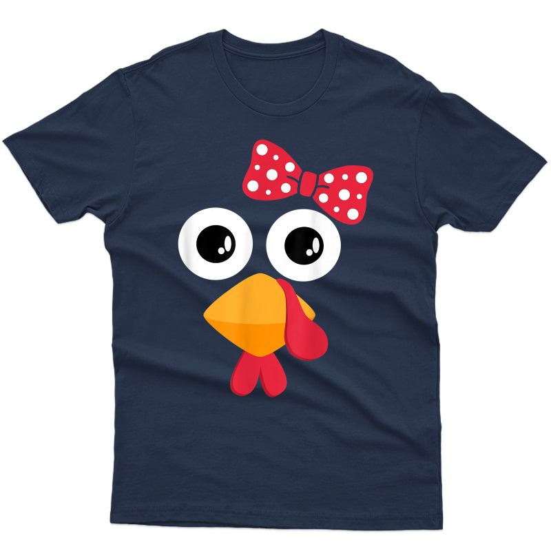 Turkey Face Trot Shirt Cute Thanksgiving Running Gift