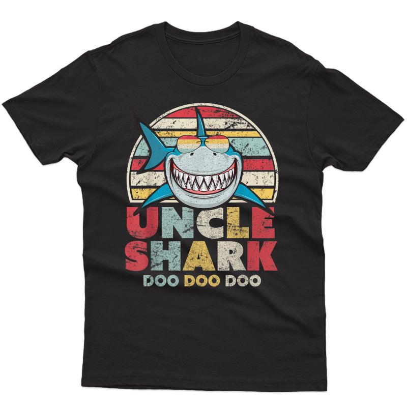 Uncle Shark Shirt, Gift For Uncles T-shirt