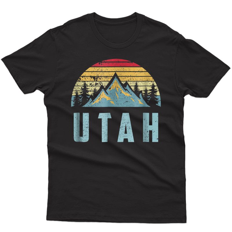 Utah Tee - Retro Vintage Mountains Hiking Nature T Shirt