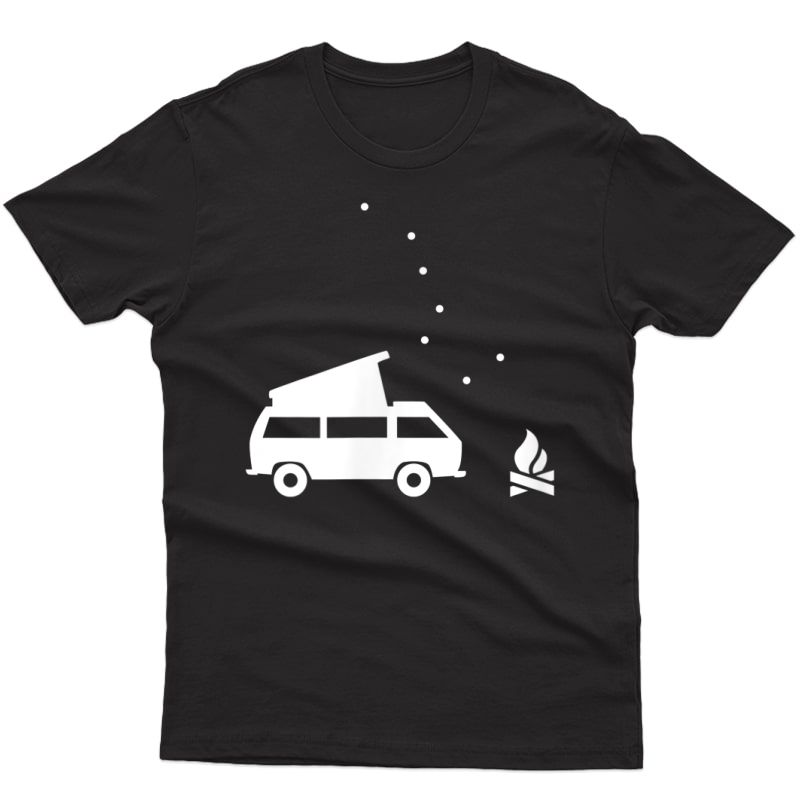 Vanagon Camper Van Bus Vanlife Big Dipper Campfire T-shirt