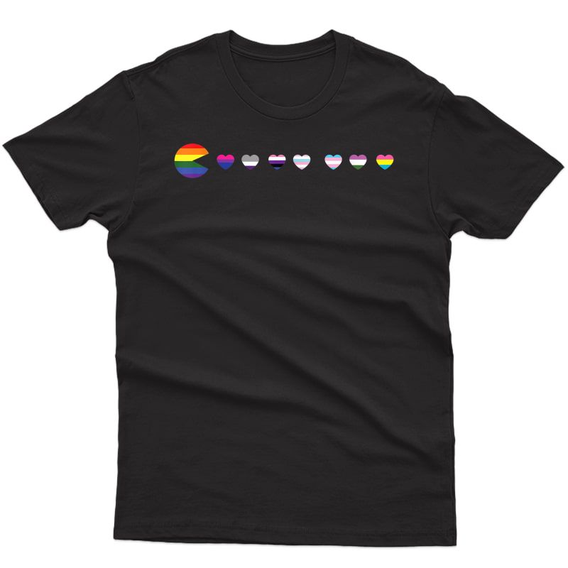 Video-game Funny Gaming Lgbt-q Ally Pride Flag Gamer T-shirt