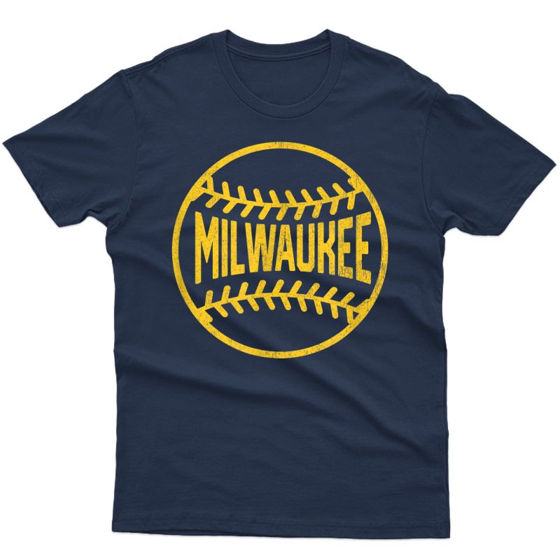 Vintage Milwaukee Baseball Stitches T-shirt