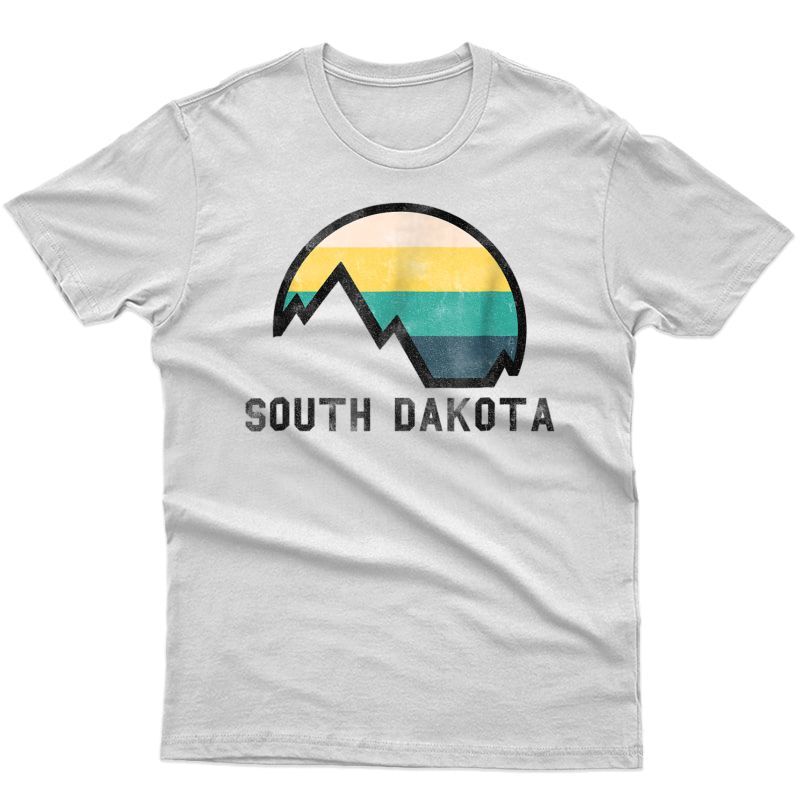 Vintage Retro South Dakota T-shirt Hiking