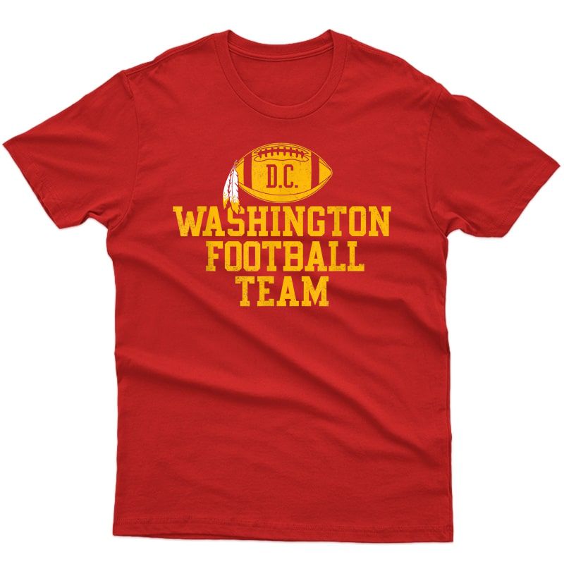 Vintage Washington Football Dc Sports Team Novelty T-shirt