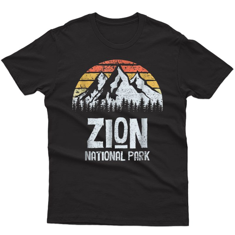 Vintage National Park Utah Hiking Retro T Shirt