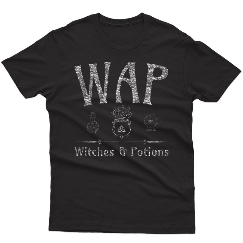 Wap Witches And Potions Funny Halloween Allusion Premium T-shirt