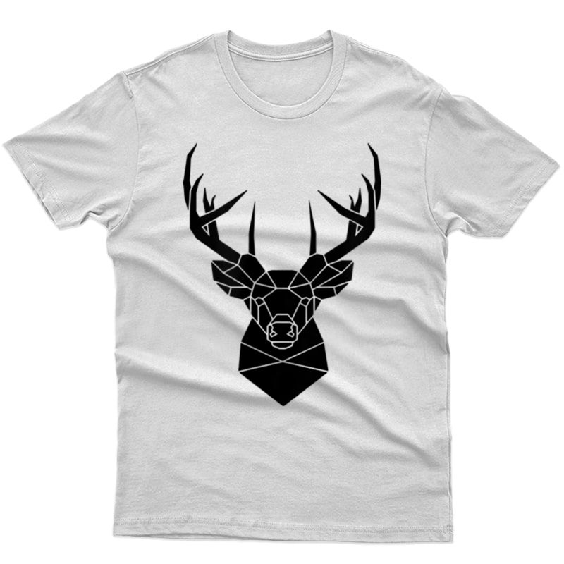 Wild Outdoors Hunting Tail Deer Buck Mount Antlers T-shirt