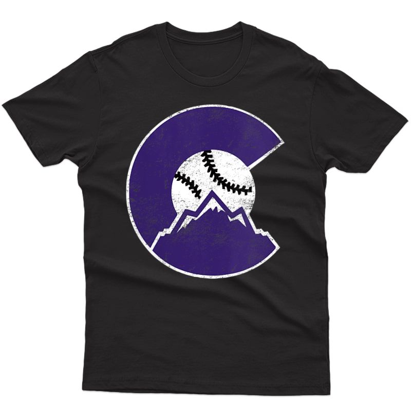  Colorado Rocky Mountain Baseball Sports Team T-shirt