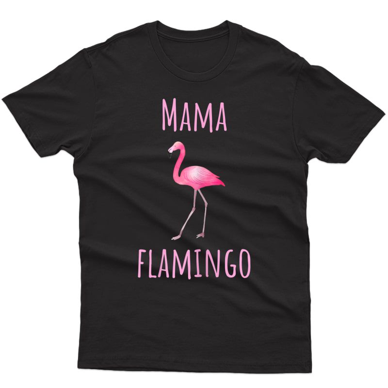  Flamingo Gifts Mama Flamingo Summer Pink Bird T-shirt