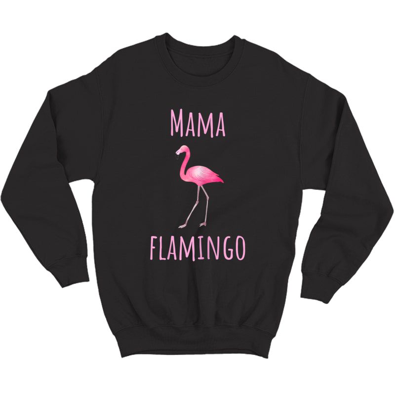  Flamingo Gifts Mama Flamingo Summer Pink Bird T-shirt Crewneck Sweater